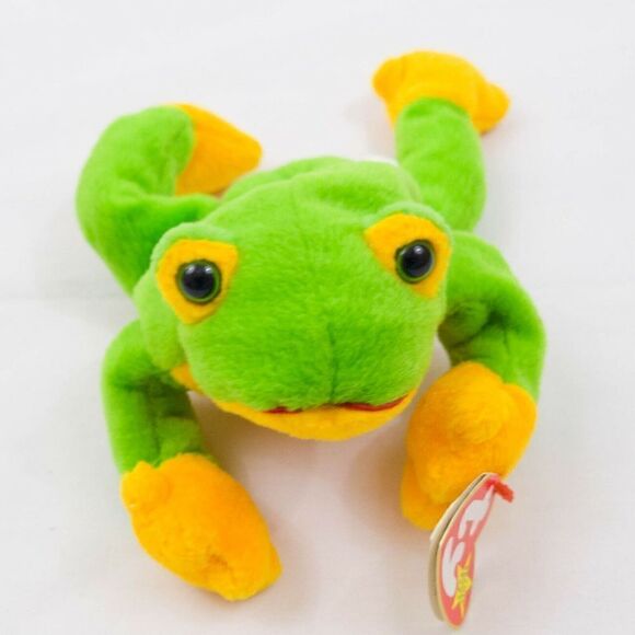 5th Generation Tag, Retired, Ty Smoochy (Tree frog) 002 - Picture 1 of 7